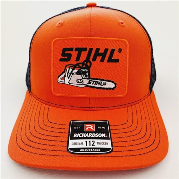 Accessories - Retro 80s Stihl Embroidered Patch Hat Cap Vintage Trucker Richardson Snapback